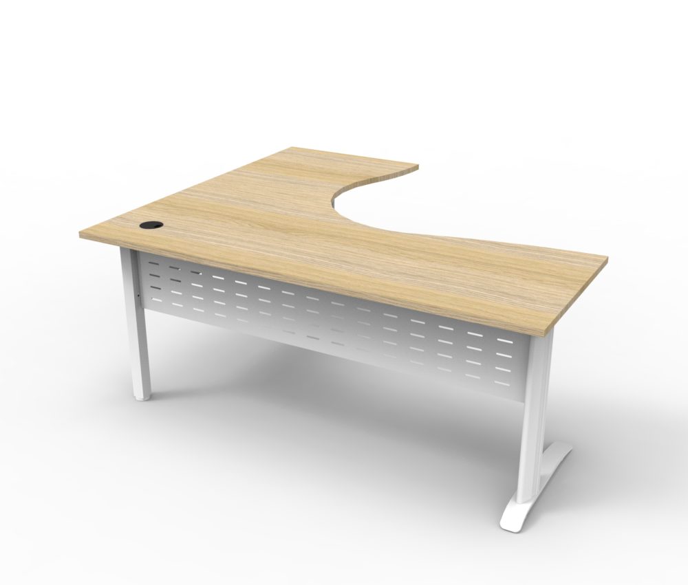 L shaped desk