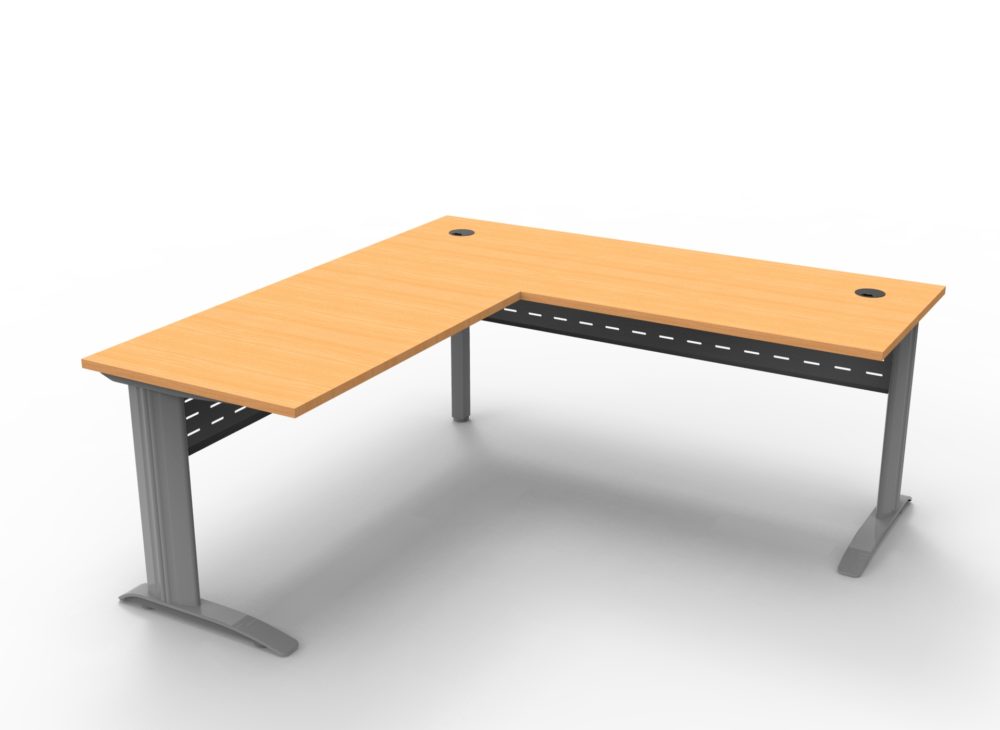 L shaped desk