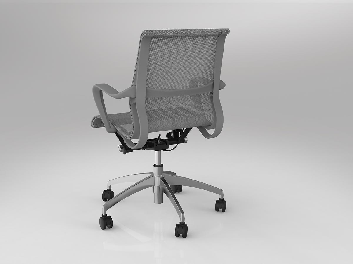 Scroll Mesh Back Chair