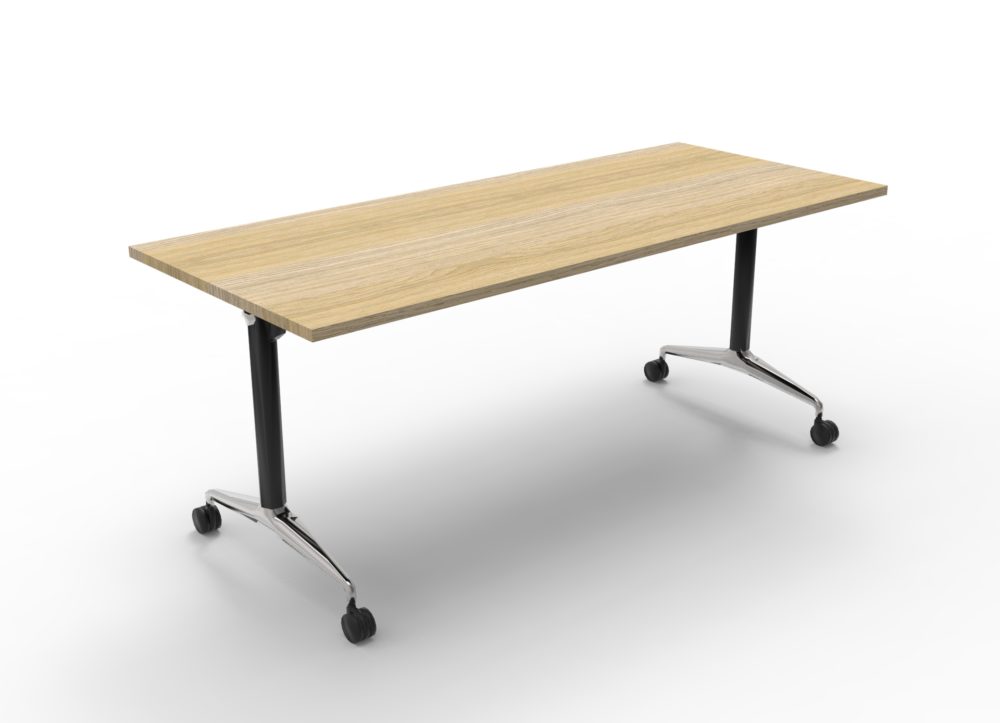 Typhoon Chrome Foot Flip Top Table