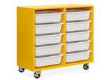 Mobile Tote Box Melamine Trolley