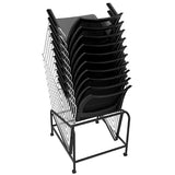 stackable chair trolley