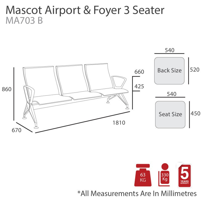 Mascot Beam Seating