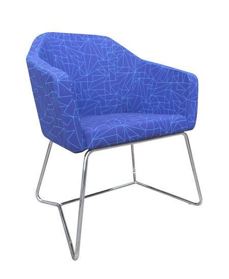 blue visitor chair