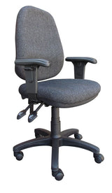 grey office chair