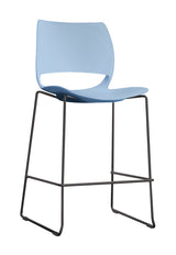 blue bar stool