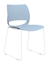 blue visitor chair