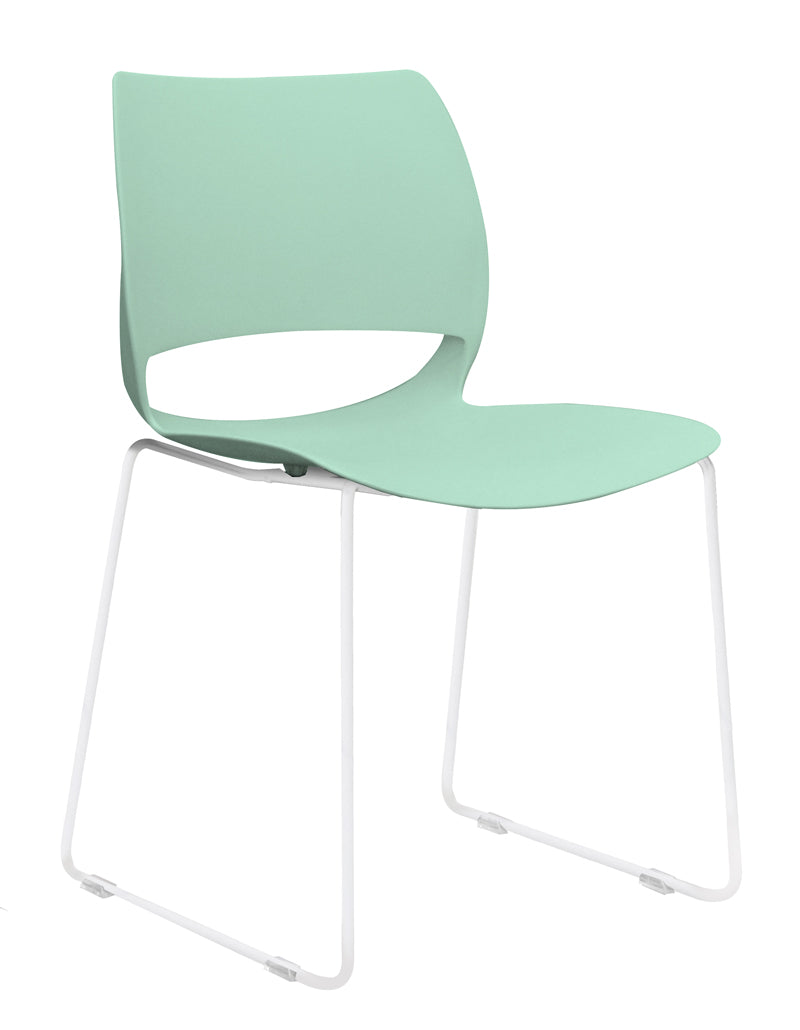 green visitor chair