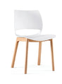 vogue timber leg visitor chair